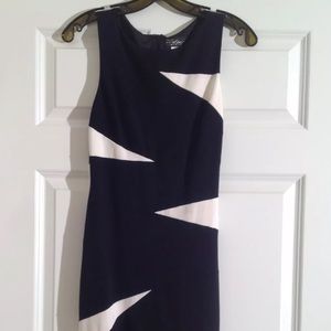 ⭕️SOLD⭕️Beautiful color block Cache’  dress - NWOT